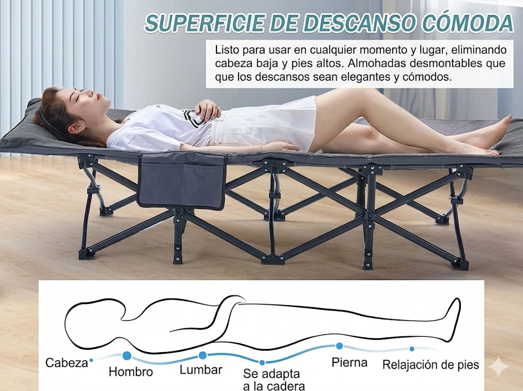 CAMA PLEGABLE PARA ACAMPAR