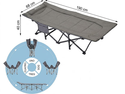 CAMA PLEGABLE PARA ACAMPAR